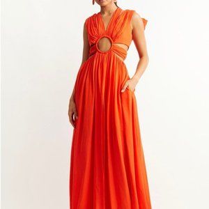 NEW Helen O’Connor Orange Solstice Gown / Size US2